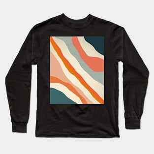 Flow - Modern Art Print Long Sleeve T-Shirt